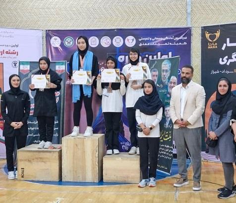 کسب مدال برنز بانوان اردبیلی در مسابقات رسمی اریال کشور