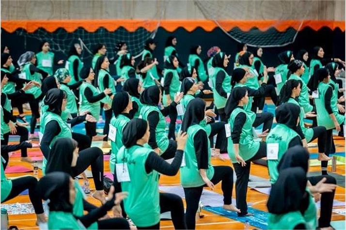 حضور تیم بادی بالانس هیات آمادگی جسمانی استان اردبیل در مسابقات کشوری تعادل طلایی